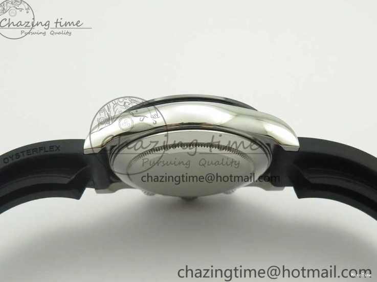 MiroTime 0217 Daytona 116519 Noob 1:1 Best Edition 904L SS Case Gray Black Dial on Black Rubber Strap SA4130 (Free Extra Strap) Durable 3336